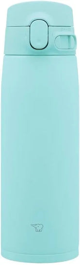 Zojirushi SM-VA60-AM Water Bottle, One-Touch Stainless Steel Mug, Seamless, 20.3 fl oz (600 ml), Mint Blue