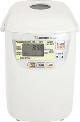 Zojirushi Bb HAC10 Home Bakery Mini Breadmaker, 1 Lb (White) | Bakes 1-Lb Loaves, 13-Hour Delay Timer, Quick-Bake under 2 Hrs, Dough and Jam and Cake Settings, Nonstick Pan and Kneader