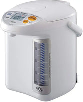 Zojirushi CD LFC40 Micom Water Boiler and Warmer, 4.0 L, 135 Oz (White) | 4.0 L Capacity, Panorama Window Gauge, 4 Keep-Warm Temps Plus Quick Temp, LCD, 800W, Nonstick Interior, (135 Oz)