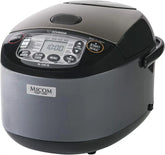 Zojirushi NL-GAC18 BM Umami Micom Rice Cooker & Warmer, 10-Cup, Metallic Black, Made in Japan