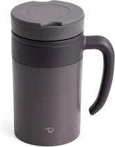 Zojirushi SE-KAE48TA Stainless Tea Tumbler with Handle, 16-Ounce, Brown