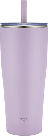 Zojirushi SX-HA89H-VM Stainless Tumbler with Straw 30 ounces Mauve Purple