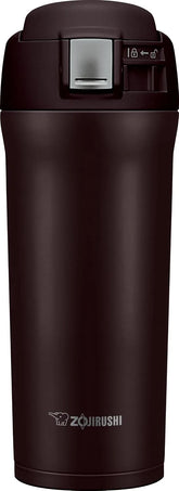 Zojirushi Stainless Steel Travel Mug, 16 oz, Dark Cocoa