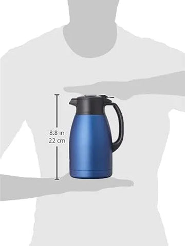 Zojirushi SH-HC15AD Stainless Steel Vacuum Carafe, 1.5 Liter, Matte Navy