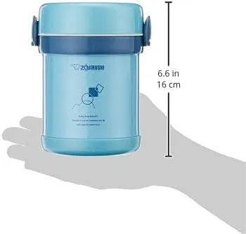 Zojirushi SL-MEE07AB Ms.Bento Stainless Lunch Jar, Aqua Blue
