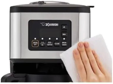 Zojirushi EC-ESC120 Coffee Maker Dome Brew Programmable, StainlessSteel and Black