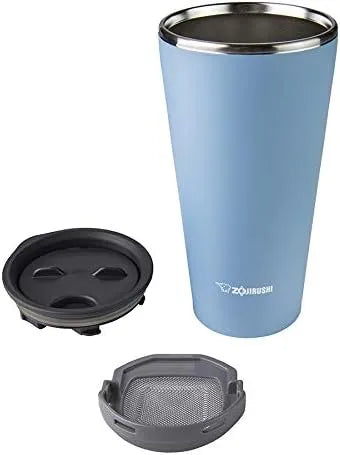 Zojirushi SX-FSE45AJ Stainless Vacuum Insulated Tumbler, 15-Ounce, Blue Gray