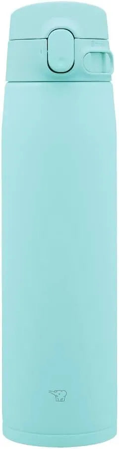 Zojirushi SM-VA72-AM Water Bottle, One-Touch Stainless Steel Mug, Seamless, 24.3 fl oz (720 ml), Mint Blue