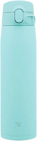 Zojirushi SM-VA72-AM Water Bottle, One-Touch Stainless Steel Mug, Seamless, 24.3 fl oz (720 ml), Mint Blue