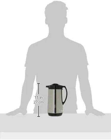 Zojirushi AHGB-10SE, Thermal Serve Carafe, 34 oz. / 1.0 liter, Polished Stainless Steel, Made in Japan
