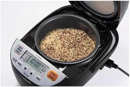 Zojirushi 612252-NL-BAC05SB Micom Rice Cooker and Warmer, Silver Black