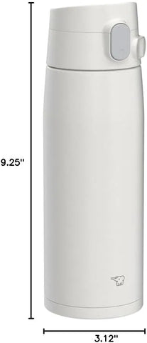 Zojirushi SM-VA60WA Vacuum Bottle 20 Ounce White
