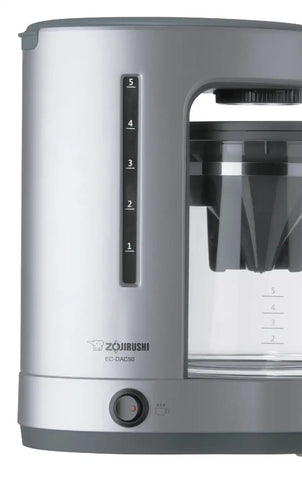 Zojirushi EC-DAC50SZ ZUTTO Coffee Maker 5 Cups, Silver, PFAS-free