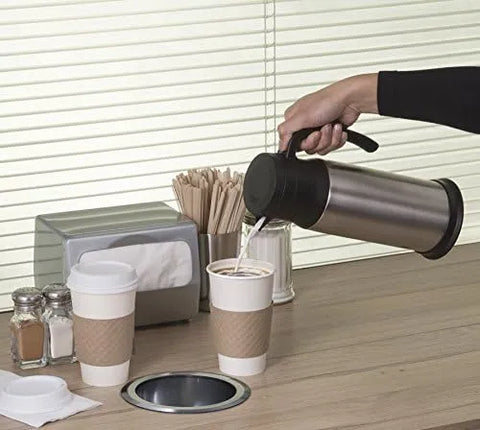 Zojirushi SH-MAE10 (34 oz.) Stainless Vacuum Creamer/Dairy Server, Stainless (NSF®)