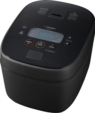 Zojirushi Nw QAC18 10 Cup Induction Rice Cooker and Warmer (Black) | 10-Cup Ih Rice Cooker, Flat-Top, Spherical Double-Nonstick Pan with Measure Lines, 12 Presets, Quinoa)