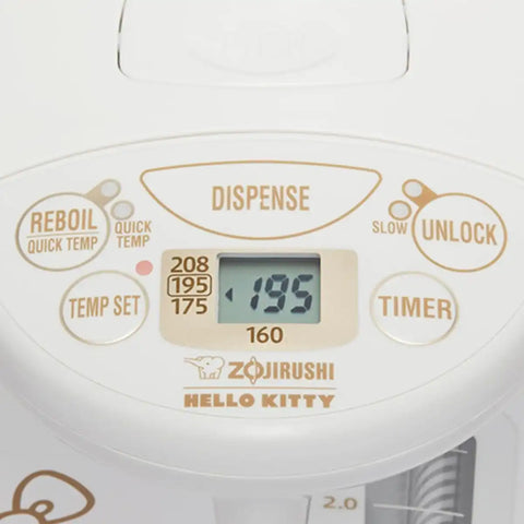 Zojirushi X Hello Kitty Micom Water Boiler and Warmer, 3.0l (White) | Micom Control, 4 Keep-Warm Temps, Electric Dispenser, Energy-Saving Timer, Cetlus, Bpa-Free