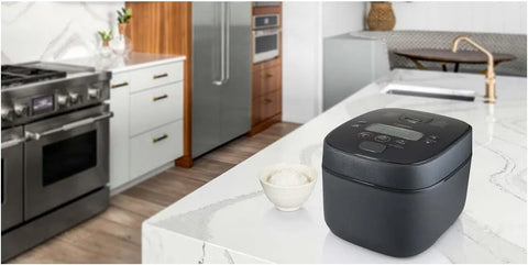 Zojirushi Nw QAC10 5.5 Cup Induction Rice Cooker and Warmer (Black) | 5.5-Cup Ih Rice Cooker, Spherical Double-Nonstick Pan, Multi-Menu, Quinoa, Oatmeal, Steam Tray, Spatula, Measuring Cup