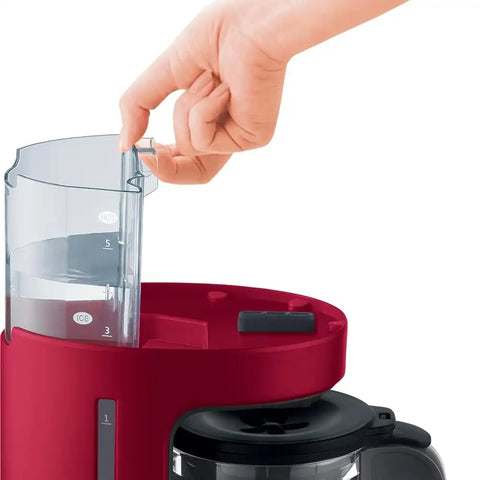 Zojirushi EC-DAC50RA ZUTTO Coffee Maker 5 Cups, Red, PFAS-free