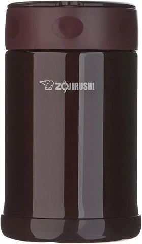 Zojirushi Stainless Steel Food Jar, Medium, Dark Brown