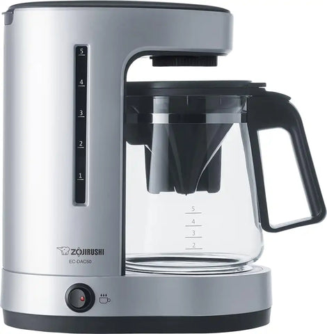 Zojirushi EC-DAC50SZ ZUTTO Coffee Maker 5 Cups, Silver, PFAS-free