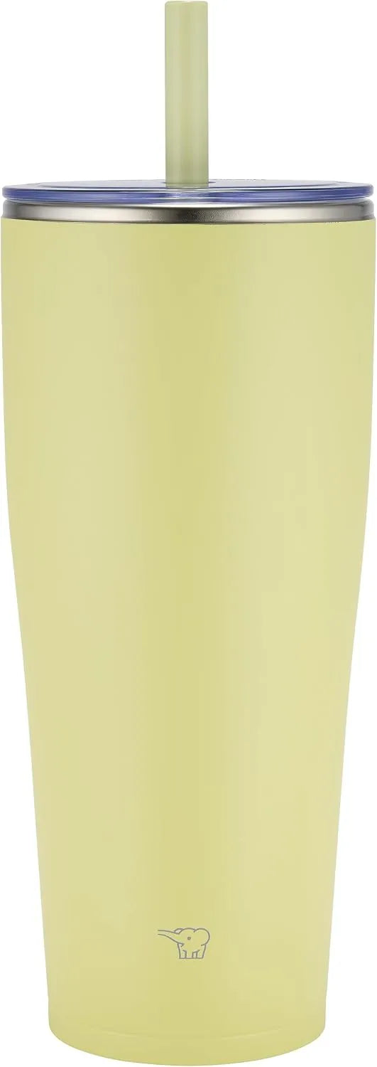 Zojirushi SX-HA89H-YM Stainless Tumbler with Straw 30 ounces Citron Yellow