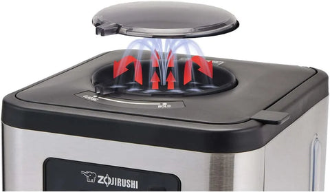 Zojirushi EC-ESC120 Coffee Maker Dome Brew Programmable, StainlessSteel and Black