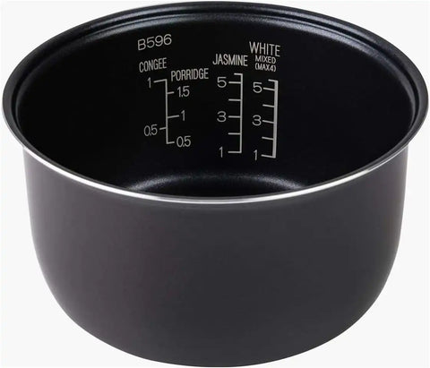 Zojirushi Nl GAC10BM 5.5 Cup Umami Micom Rice Cooker and Warmer (Black) | 5.5-Cup Capacity, Umami Setting, Micom Fuzzy Logic, 1.5mm Nonstick Inner Pan, 120v/610w, Metallic Black