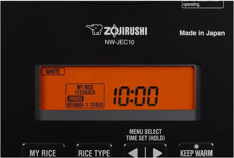 Zojirushi NW-JEC10BA Pressure Induction Heating (IH) Rice Cooker & Warmer, 5.5-Cup, Made in Japan