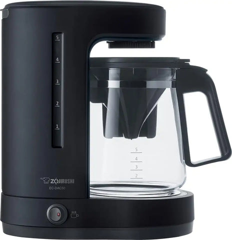 Zojirushi EC-DAC50BA ZUTTO Coffee Maker 5 Cups, Black, PFAS-free