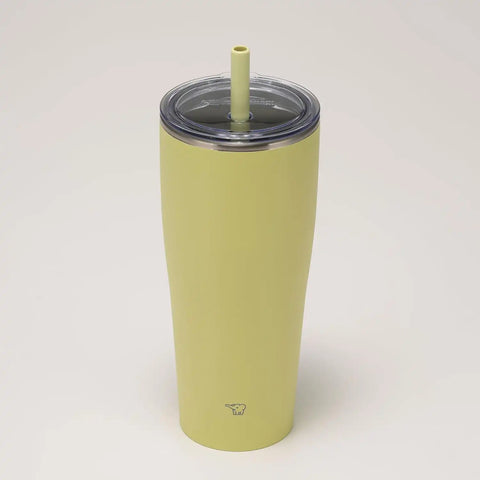 Zojirushi SX-HA89H-YM Stainless Tumbler with Straw 30 ounces Citron Yellow