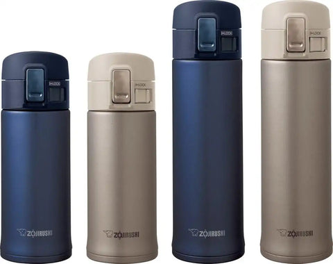 Zojirushi Stainless Steel Mug, 12-Ounce, Smoky Blue