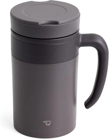 Zojirushi SE-KAE48TA Stainless Tea Tumbler with Handle, 16-Ounce, Brown