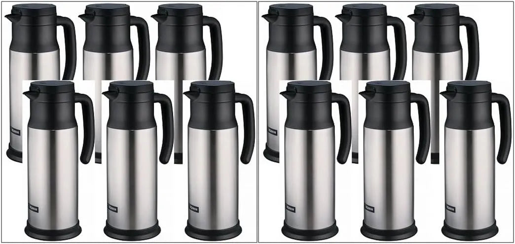 Zojirushi SH-MAE10 Stainless Vacuum Creamer/Dairy Server, Stainless, 12 PACK