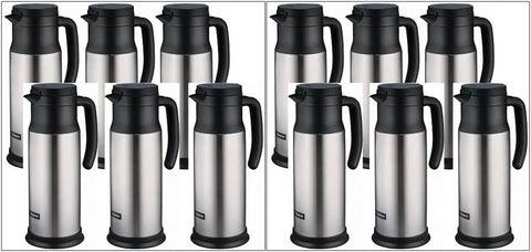 Zojirushi SH-MAE10 Stainless Vacuum Creamer/Dairy Server, Stainless, 12 PACK
