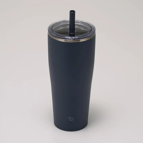 Zojirushi SX-HA89H-AM Stainless Tumbler with Straw 30 ounces Navy Blue