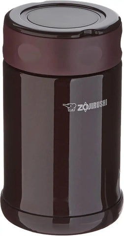 Zojirushi Stainless Steel Food Jar, Medium, Dark Brown