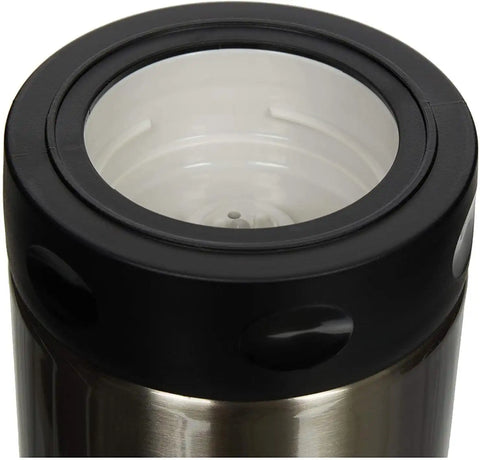 Zojirushi Steel Food Jar, 25-Ounce, Black/Stainless