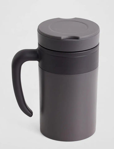 Zojirushi SE-KAE48TA Stainless Tea Tumbler with Handle, 16-Ounce, Brown