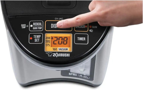 Zojirushi Cv JAC50XB Ve Hybrid Water Boiler and Warmer, 5.0l (Black) | 4 Temps Plus Vacuum, 930W Quick-Heat, 6-16 Hr Timer, Cetlus Certified