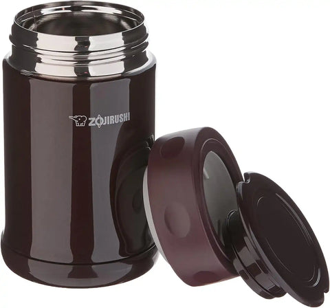 Zojirushi Stainless Steel Food Jar, Medium, Dark Brown