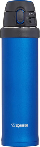Zojirushi SM-QHE60AK, Flip-and-Go Stainless Mug, 20-Ounce, Cobalt Blue, 1 Count (Pack of 1)
