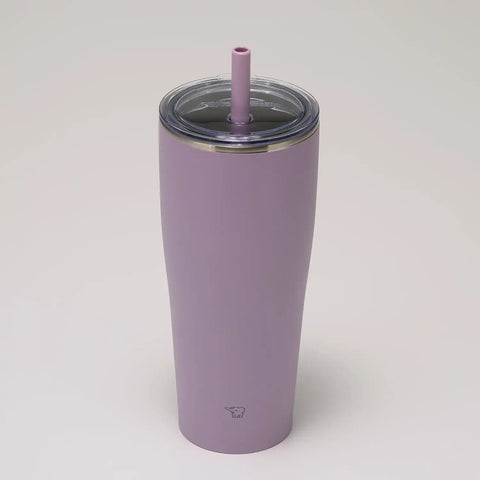 Zojirushi SX-HA89H-VM Stainless Tumbler with Straw 30 ounces Mauve Purple