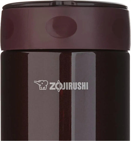 Zojirushi Stainless Steel Food Jar, Medium, Dark Brown