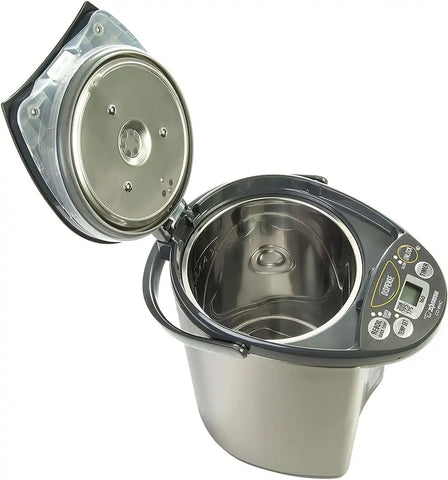 Zojirushi CD-WHC40XH Micom Water Boiler and Warmer, 135 oz, Stainless Gray