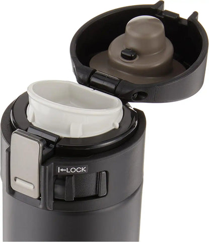 Zojirushi Stainless Steel Mug, Black, 16 Ounce