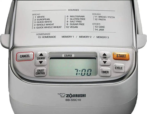 Zojirushi BB-SSC10WZ Home Bakery Maestro Breadmaker, Premium White