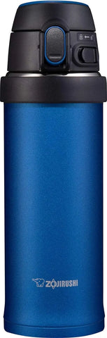 Zojirushi SM-QHE48AK, Flip-and-Go Stainless Mug, 16-Ounce, Cobalt Blue