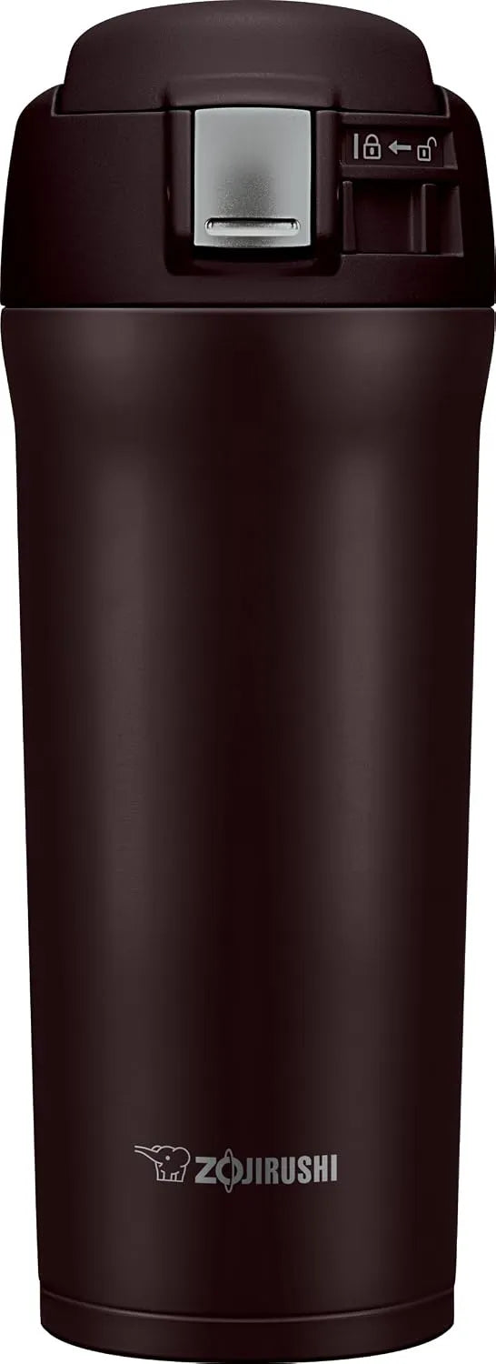 Zojirushi Stainless Steel Travel Mug, 16 oz, Dark Cocoa