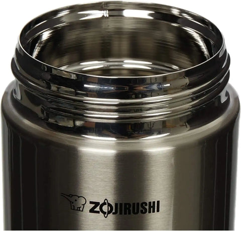 Zojirushi Steel Food Jar, 25-Ounce, Black/Stainless
