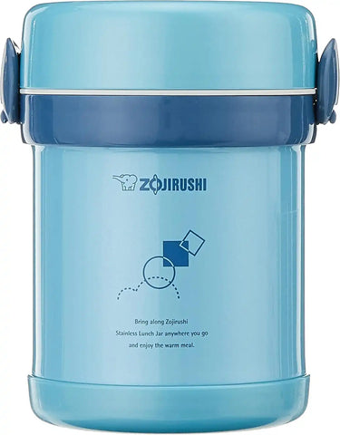 Zojirushi SL-MEE07AB Ms.Bento Stainless Lunch Jar, Aqua Blue